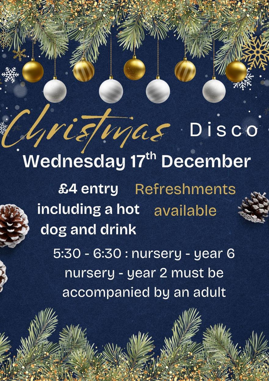 New Holland Christmas Disco Poster